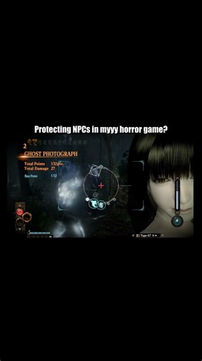 Protecting NPCs in myyy horror game? #shorts #fatalframe #fatalframemaidenofblackwater #mobw