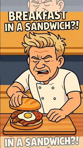 Gordon Ramsay's Epic Breakfast Sandwich Hack! #Gordon #Ramsay #Breakfast #Sandwich #Food #Cooking