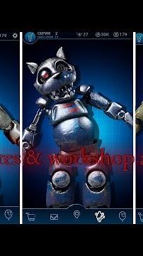 FNAF AR- CASE ANIMATRONICS - Jumpscare & Workshop animations compilation-compilación