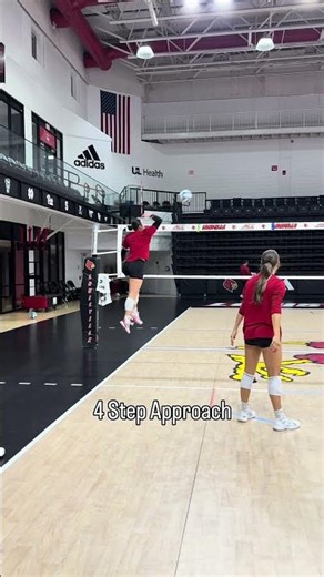 3 Step vs 4 Step Approach #volleyball