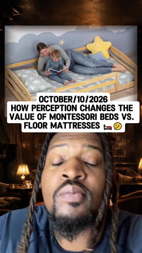 Explore the concept of perception and how it shapes our reality. A Montessori bed versus a mattress on the floor sparks thoughts on how we label things and ourselves. Let's challenge toxic self-talk. #montessoribed #perception #powerofpositivity #selftalk #mindset #personaldevelopment