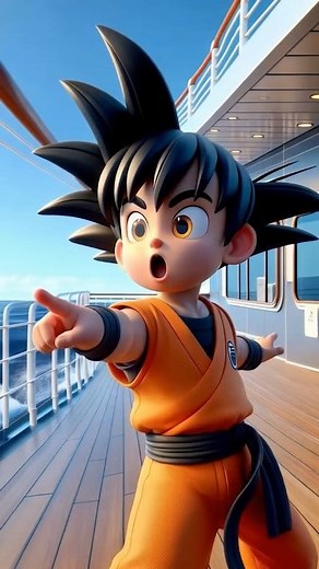 1.1M views · 10K reactions | Little Goku on Titanic  #trending #dragonballfeels #goku | Jeet s shorts | Facebook
