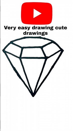 🤣😂😅how to draw diamond drawing easy with colour step by step diamond drawing rainbow colour heart 3d