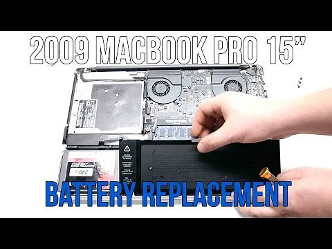 2009 Macbook Pro 15" A1286 Battery Replacement