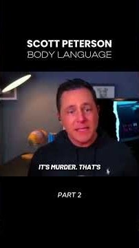 Chase Hughes on the Behavior Panel analyzing Scott Petersons body language. #bodylanguage #human