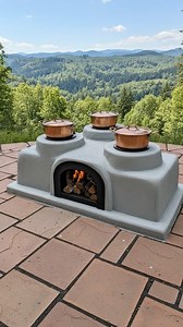 Construye una estufa de cemento #cocinacasera #construction #hornos #cocinas #asmr #fogon #cocina #Estufas | Recetas