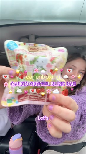 everyone meet Collette! 🍓🌟🍀 #unboxing #college #fangirl #calicocritters #whimsy