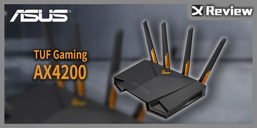 Wi-Fi 6 可擴充路由器！ASUS TUF Gaming AX4200 開箱測試 / 沒 RGB 但有 2.5G 和 1G 1G