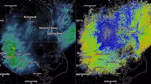 Satellite radar shows massive dragonfly migration in Virginia