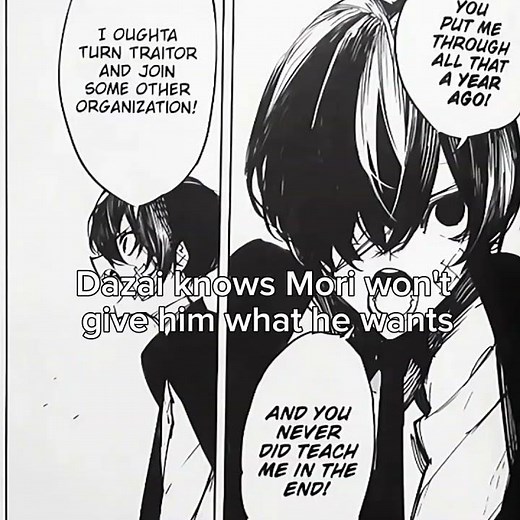 Dazai and the old boss :: #bsd #bungoustraydogs #helpmemakethismakesense #itsbsd #anime #fyp #foryou