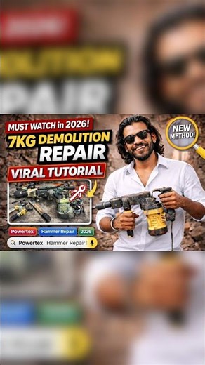 How to Powertex Demolition Hammer machine 7kg repair and service #tools #diy