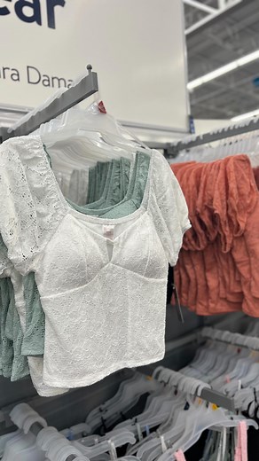🤍 New lace sweetheart neck tops from No Boundaries! So cute and perfect for date night or any outfit this spring! Four color options available. Link in bio 🫶🏼 ($10.98) #walmart #walmartfashion #springfashion2023 | Walmart Gems