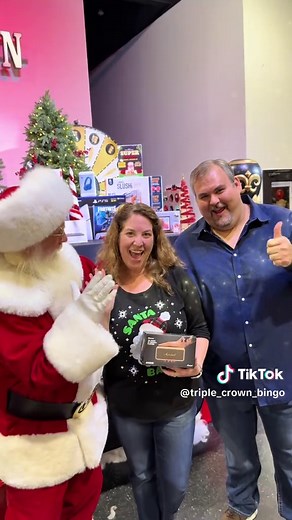 Santa’s $3000 Gift Giveaway at Triple Crown Bingo, in Houston TX! The ULTIMATE Bingo Experience! 🎅 10535 Jones Rd Houston, TX 77065 #TripleCrownBingo #TexasBingo #theultimatebingoexperience #bingo #HoustonBingo