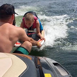 My kids are boating with their cousins today! Is this not the cutest thing ever?! -Carly #jealous #buymeaboat | Rick and Carly