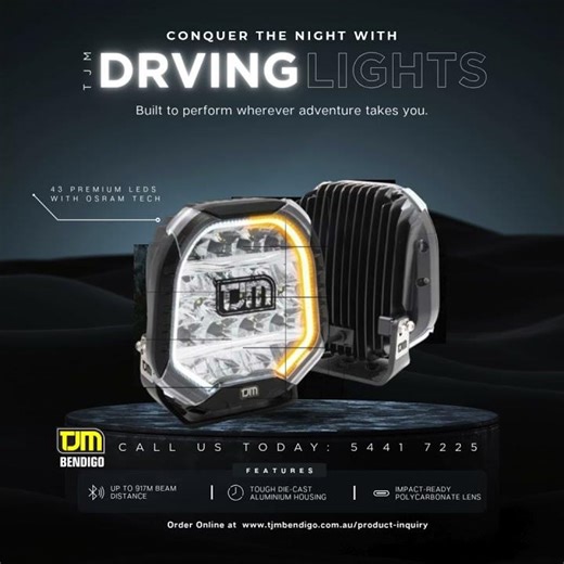 🔦 Conquer the Night with TJM Driving Lights!