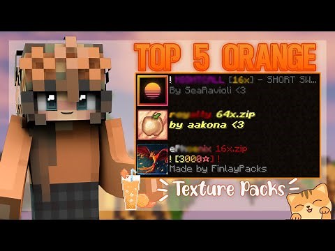 🍊Top 5 Orange Texture Pack for 1.8.9 (Minecraft)