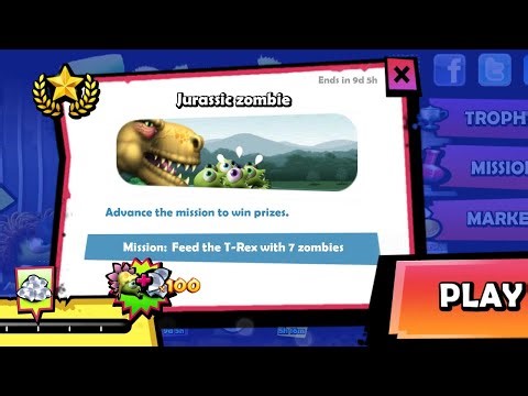 Zombie Tsunami Jurassic Mission 🦖 Feed the T-Rex with Zombies!