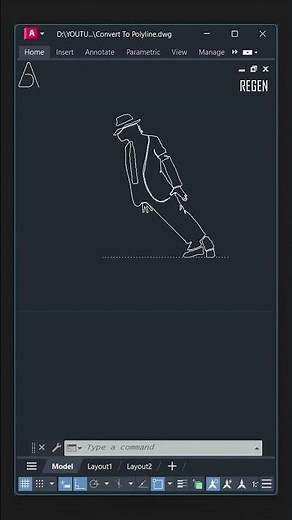 Spline vs Polyline - AutoCAD For Advanced #architecture #autocad