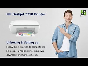 HP Deskjet 2710 printer setup | Unbox HP Deskjet 2710 printer | Wi-Fi setup
