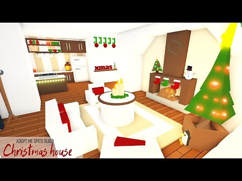 ⛄Aesthetic Christmas Themed|Christmas Hacks|Adopt Me Speed Build⛄