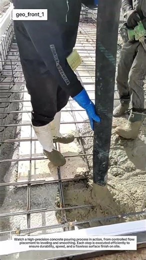 Insane Precision Concrete Pouring Process – Perfect Finish in Real Time!