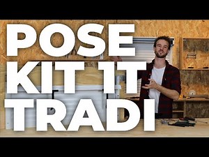 POSE AXE DE VOLET ROULANT KIT 1T TRADI TATON VOLET (changer son volet soi-même)