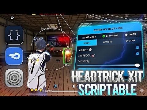 SCRIPTABLE IOS FF 🔥 FREE FIRE IOS DNS 🔥SCRIPT PANEL FOR IOS 🗿ANTIBAN IOS PANEL