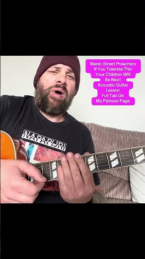 Manic Street Preachers-If You Tolerate This Your Children Will Be Next-Acoustic Guitar Lesson