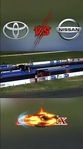 SUPRA MK4🚀VS NISSAN GTR😈 DRAG RACE #viral #shortsfeed #supramk4 #shorts #japanesecartoon