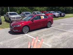 Live 2018 Ford Fusion Titanium w/2.0L Turbo Review / Walkaround Demo