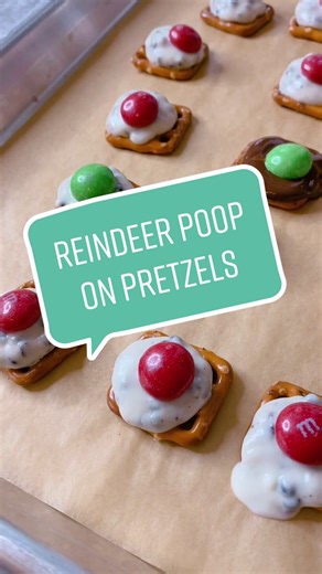 Reindeer Poop on Pretzels: A Festive Treat