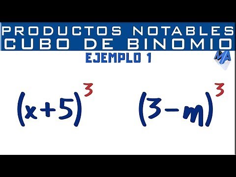 Cubo de un binomio productos notables | Ejemplo 1