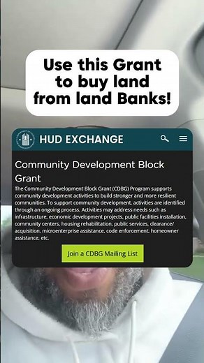 Community Development Block Grants
