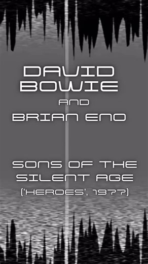 Isolated vocals on “Sons of the Silent Age” from 1977’s “Heroes”. The underrated beauty of Brian Eno‘s backing vocals are featured here- an ‘unsung’ hero on Heroes you might say… #davidbowie #brianeno #heroes #isolatedvocals #theberlintrilogy #tonyvisconti #bowie #eno | Cat Casual and the Final Word