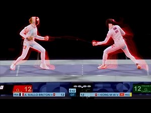 Olympic 2024 fencing final Hong Kong vs France #amazing movement #TeamHongKong #olympics2024