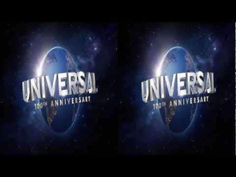 UNIVERSAL Studios 100th Anniversary Intro (3D) HD Glasses needed