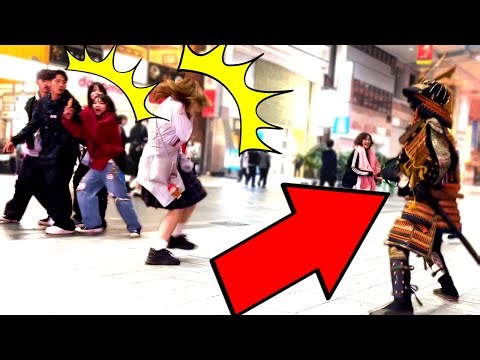 侍が突然動くドッキリ#35