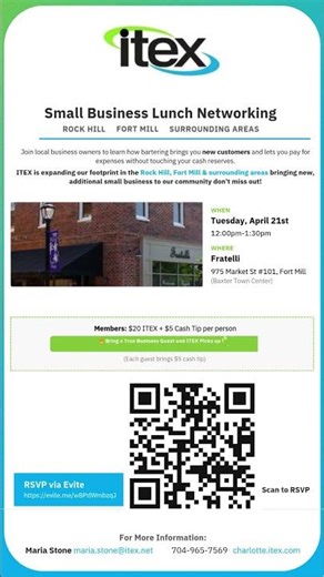 ITEX Small Business Lunch Networking