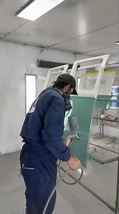 1.4K views · 13 reactions | Hanging panels getting the 2K Clear Coat “flow coat” treatment. | Dubsmith Garage | Facebook