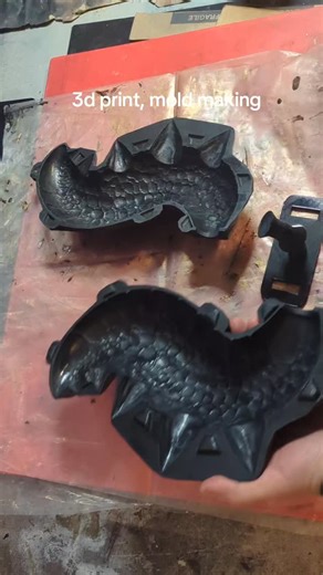 Sean Blanchard | 3d printing molds for urethane casting. #3dprint #cosplay #fyp #armor #bowset | Instagram