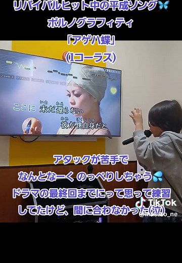 アゲハ蝶の美しいカバーと練習の苦悩