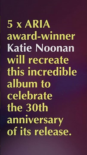 Katie Noonan's Jeff Buckley Grace Tour is coming to Warragul! 🕯️