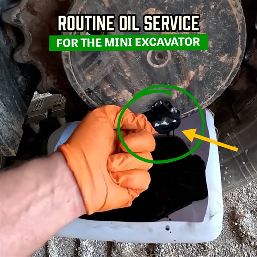 29K views · 460 reactions | Changing the Final Drive Oil in the Mini Excavator | Letsdig18 | Facebook