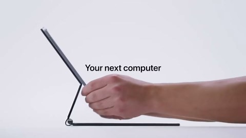 Apple USB-C Magic Keyboard for 11-inch iPad Pro 3rd Gen & iPad Air 4th Gen - White (Renewed)