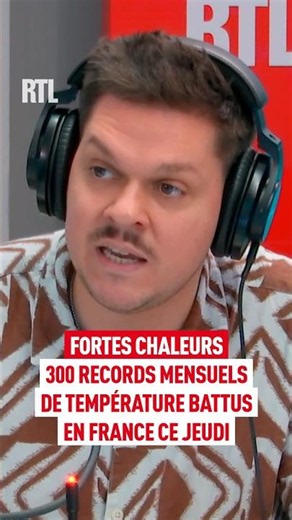 Heatwave: 300 monthly temperature records broken in France this Thursday, August 13, 2026