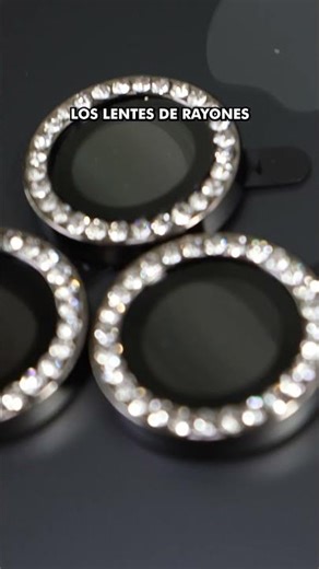 Camera protector for iPhone 16 Pro Max with rhinestones
