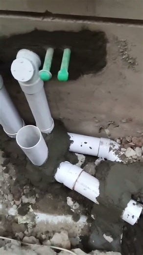 quick and easy PVC drain pipe connection without extra tool #shoorts #plumbing