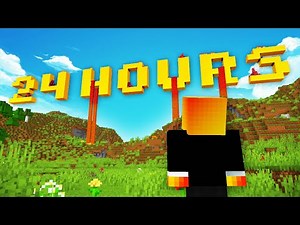 I Streamed Minecraft for 24 HOURS Straight! (Got Hacked)