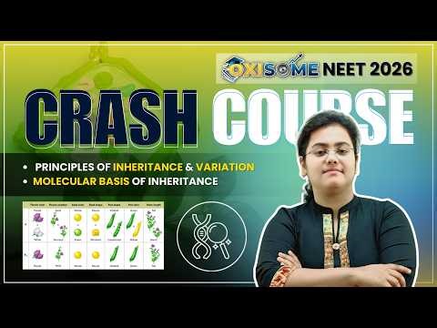 Principles of Inheritance and Variation, Molecular Basis of Inheritance | Crash Course for NEET 2026
