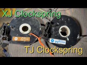 Jeep TJ 2003 clockspring replacement, modified 1997-2002 unit